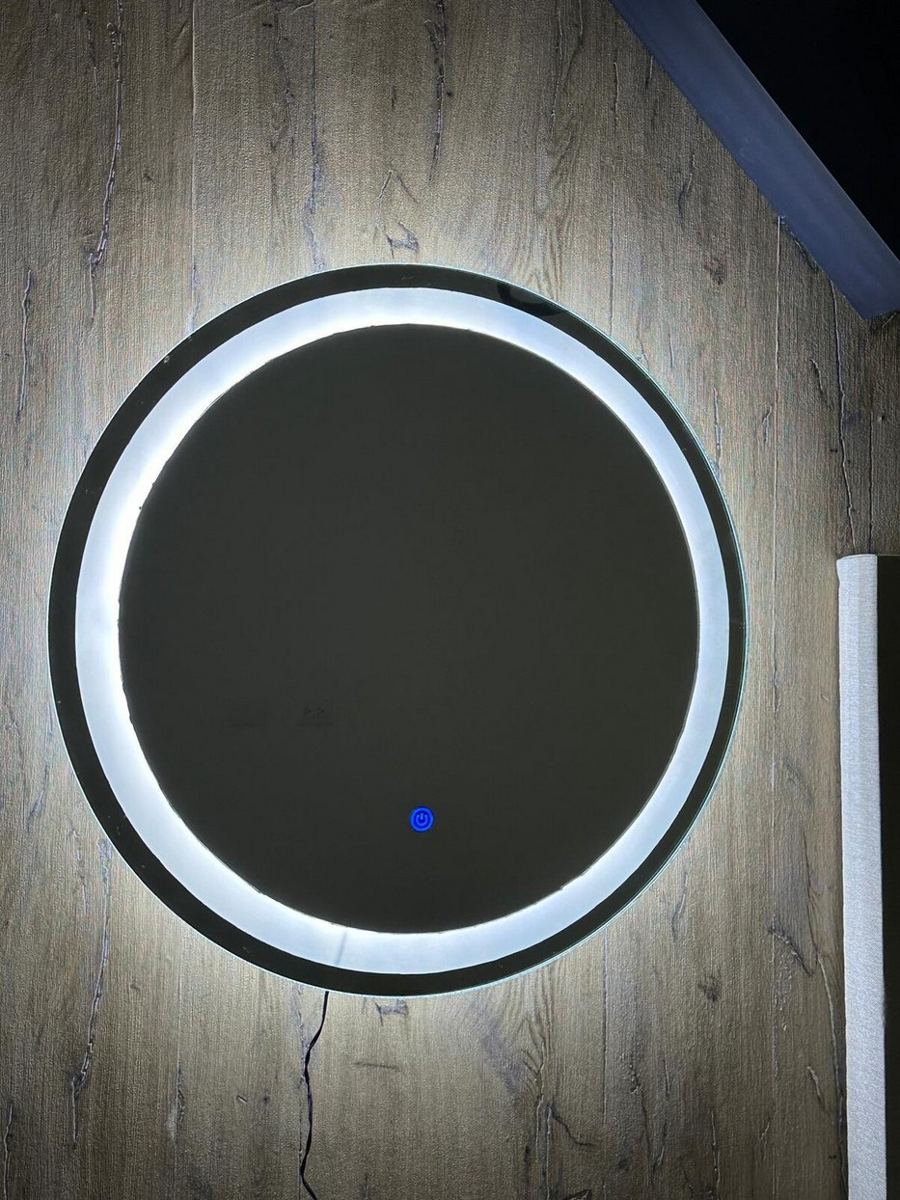 Espejo redondo con luz LED